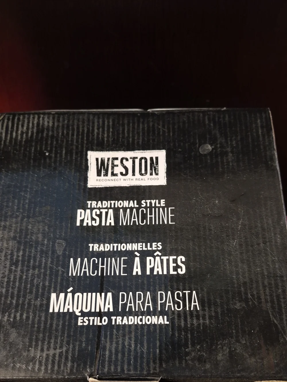 WESTON 🍝 Traditional Hand-Made Crank PASTA MACHINE 🍝 NEW In BOX 🎁 MSRP $50